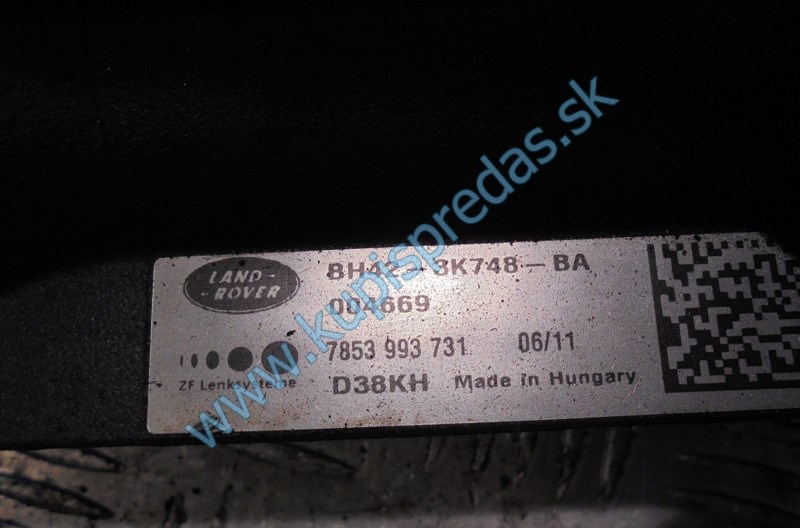 Servoriadenie - prevodovka riadenia RANGE ROVER VOGUE
